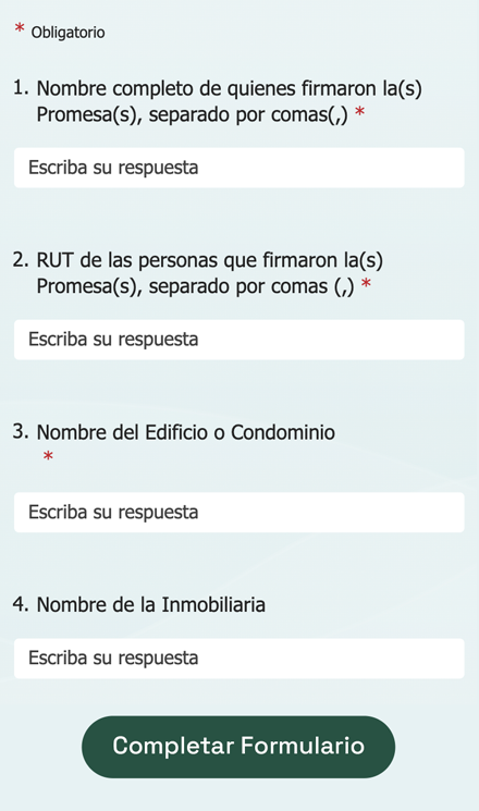 Completa el Formulario